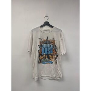 B96 Summer Bash Shirt Mens Large White 2007 Concert Tour Hip Hop Graphic Tee